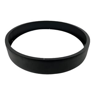 圆形茶几底座黑色圆圈金属框架增高五金配件轻奢茶桌底盘加厚牢固