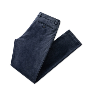 蒙口透男士春秋新款灯芯绒撞色休闲裤柔软舒适简约百搭时尚休闲