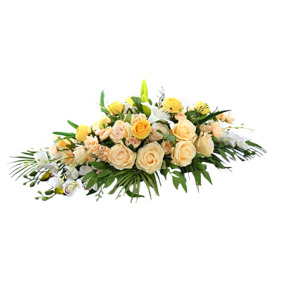 商务会议桌摆花仿真花套装花艺