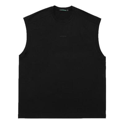 【防晒速干】bdpowerup夏季美式健身无袖t恤简约篮球运动背心男