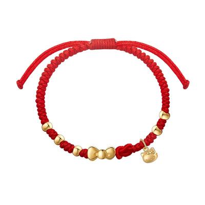 潮色绘三丽鸥helloKitty红绳女