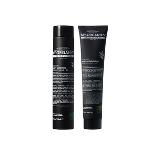 myorganics有机净化洗发水护发素套组控油蓬松强韧发根滋养头皮