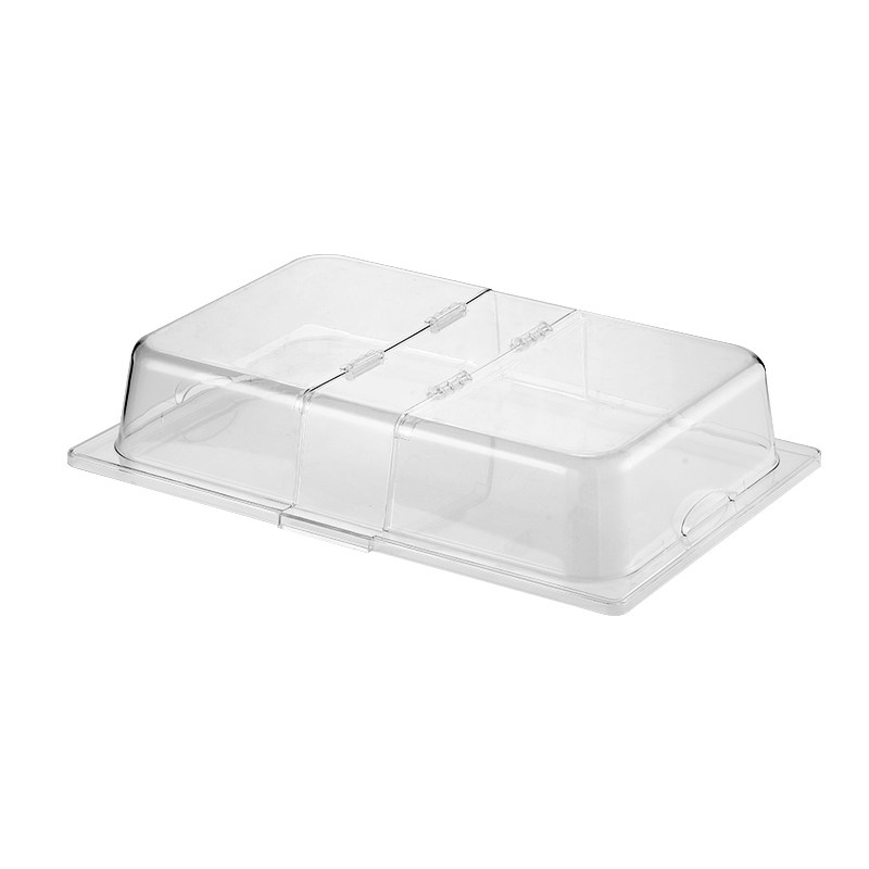 透明翻盖长方形托盘食品防尘罩保鲜盖60×40盘展示面包蛋糕熟食盖