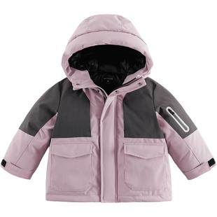 [三防加厚 商场同款]马克珍妮男女童防寒羽绒服 儿童冬装241593