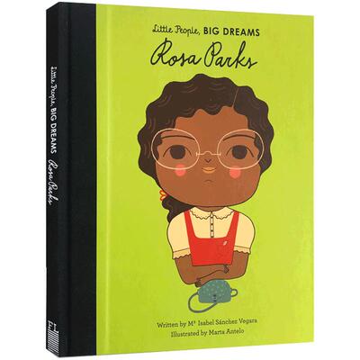 Rosa Parks 罗莎帕克斯 Little People Big Dreams 小人物大梦想系列 女孩篇 儿童艺术启蒙绘本图画书 英文原版励志课外阅读读物