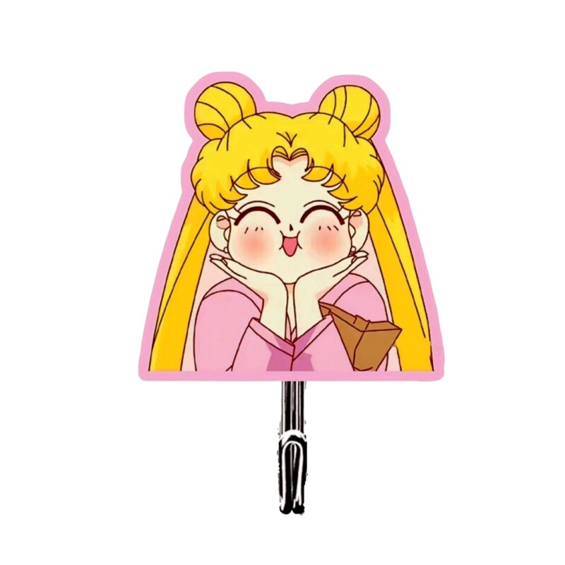 可爱卡通美少女战士怀旧挂钩粘钩
