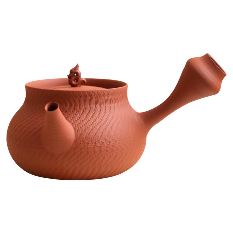 明德园朱泥龙泉沙铫烧水煮茶壶
