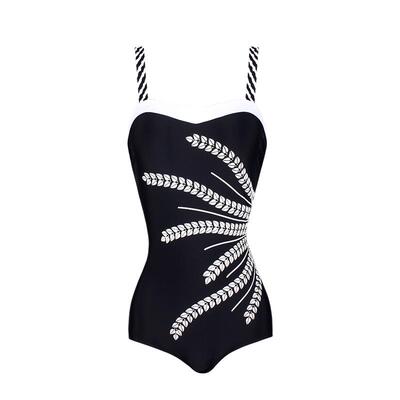 小胸聚拢仙女范遮肚显瘦游泳衣