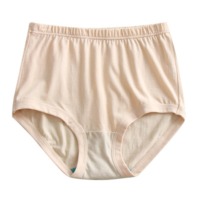 AB内衣女印花抗菌内裤高腰中老年