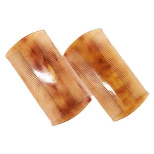 羊角篦子梳去头屑超密齿除头虱卵梳子加密儿童刮头皮屑神器清理器