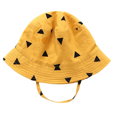 宝宝遮阳帽子春夏季薄款渔夫帽男女童1-2-3-4-5岁纯棉防晒遮阳帽