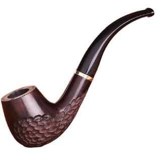 合旺烟具实木烟斗男士传统老式手工过滤斗旱烟袋烟杆木质过滤烟斗