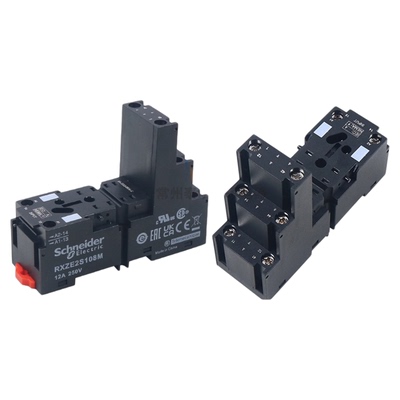 施耐德继电器RXZE2S108M 12A 8脚继电器底座