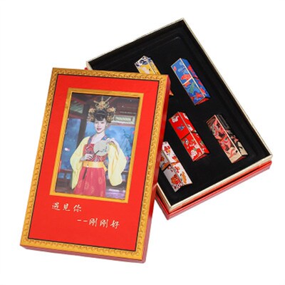 HDKD雕花口红滋润保湿哑光丝滑女