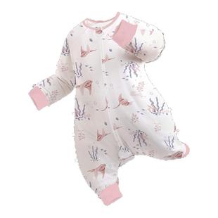 ibaby婴儿睡袋儿童春秋冬恒温防踢被子女童宝宝厚睡衣四季防惊跳