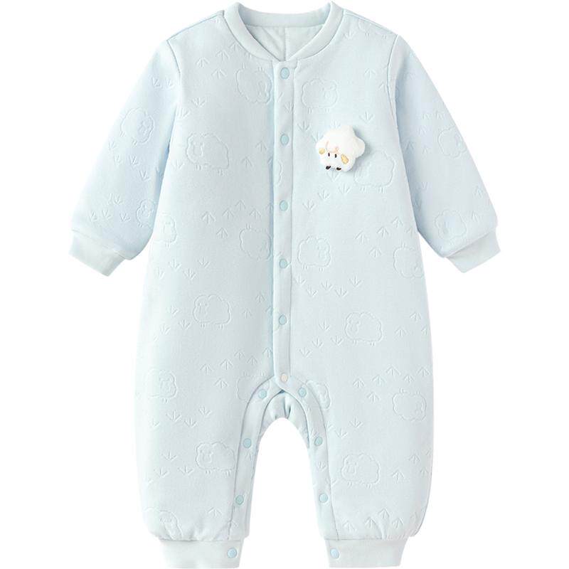 巴拉巴拉宝宝连体衣新生儿衣服冬