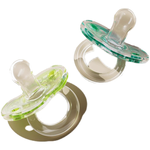 伊斯卡尔安抚奶嘴儿8个月到一岁以上超软防龅牙新生宝宝睡觉神器