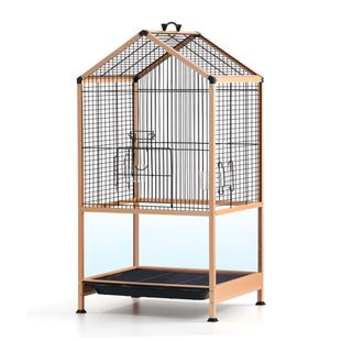 轻奢不锈钢可拆卸底网小金太玄凤牡丹鹩哥虎皮大中小型鹦鹉鸟笼子