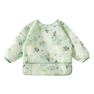 欧孕宝宝吃饭罩衣防水防脏围兜婴儿辅食3岁以上儿童幼儿园饭兜