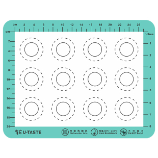 U-Taste有它厨具硅胶烘焙烤垫耐高温泡芙曲奇饼干垫蛋糕卷
