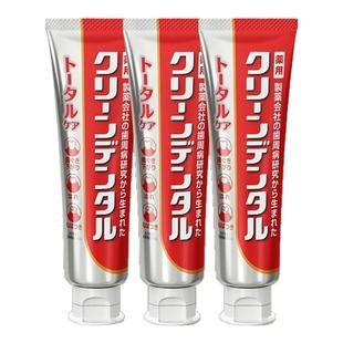 第一三共牙膏Clean Dental牙周卫士口腔护理小红管牙膏100g*3
