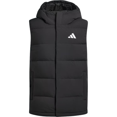 adidas阿迪达斯男子户外运动休闲连帽羽绒服背心KH3995