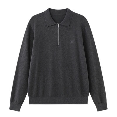 全棉时代男士针织衫纯色