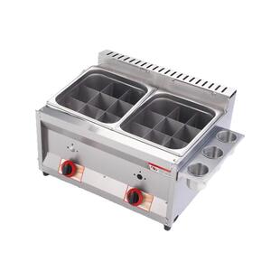 商用燃气关东煮锅九宫格煮麻辣烫串串香钵钵鸡专用锅炸锅煮锅组合