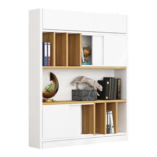 办公室木质隔断柜文件柜储物柜屏风装饰花槽柜置物架工位遮挡边柜