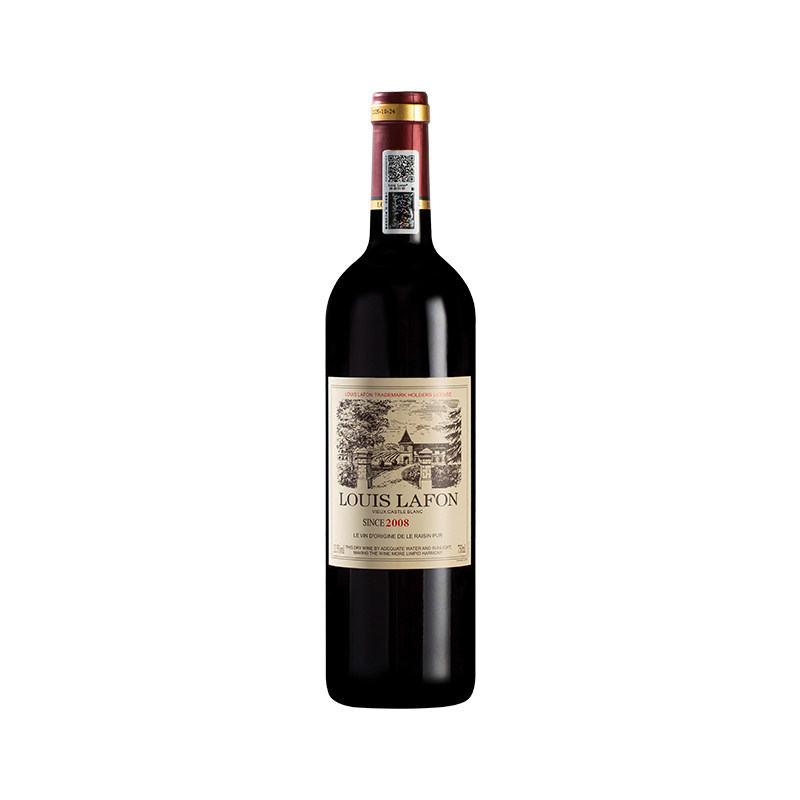 LOUIS LAFON路易拉菲法国进口红酒2支礼盒装13.5度干红葡萄酒正品
