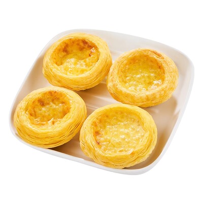 千味央厨经典葡式蛋挞冷热双吃烘焙冷冻半成品解冻即食甜品小吃