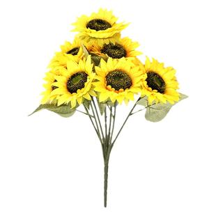 向日葵太阳花仿真花摆件客厅干花摆设餐桌花假花绢花装饰拍摄道具