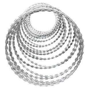 刀片刺绳不锈钢刺丝滚笼防护网刺网带刺铁丝防盗防爬刺围墙防爬网