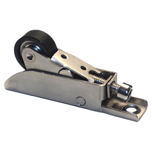 木门防摆轮推拉门联动弹簧轮移门按压式摆轮吊门晃动滑轮配件