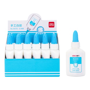 得力白乳胶diy手工儿童手工专用幼儿园学生可用白胶乳植物配方白胶小瓶美术用手工胶木工胶水强力胶粘木材板