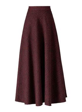 家宁服饰长裙a字裙百搭