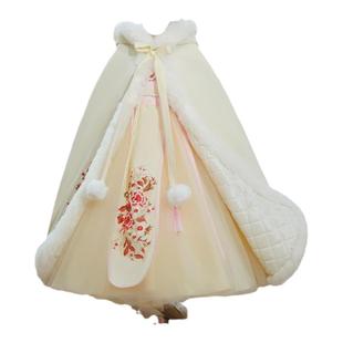 2024新款汉服古装女装中国风儿童女童拜年服童装古风宝宝过年唐装