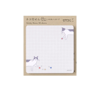 日本midori 寺冈奈津美 小泉佐代 小狗猫咪便利贴有粘性todolist清单表索引贴小条贴纸记事备忘可书写学生用