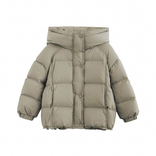 砚台家童装儿童黑色羽绒服90鸭绒冬装男童防水外套中大童衣服加厚