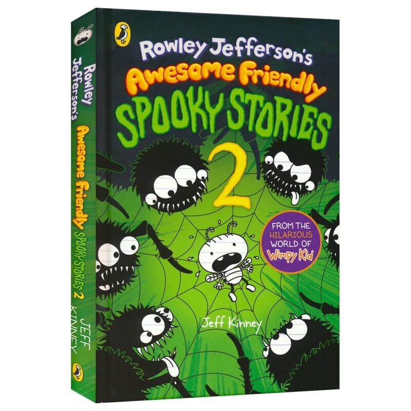 小屁孩日记番外篇 Rowley Jefferson's Awesome Friendly Spooky Stories 2 英文原版进口儿童图书 罗利的恐怖故事2 爆笑桥梁书
