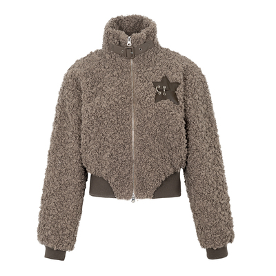 PUNCH羊羔毛短款外套