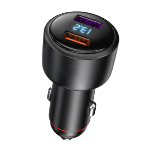 适用VIVO/IQOO超级快充车载充电器数显120W全协议FlashCharge闪充