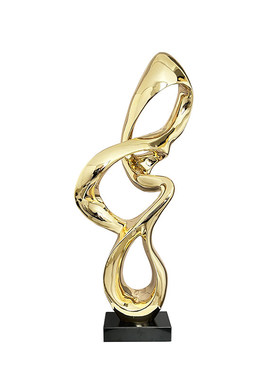 现代轻奢酒店大堂摆件会所玄关过道抽象客厅电视柜落地雕塑艺术品