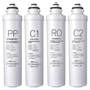 芯园适用美的净水器F1滤芯MRO203-4 202A 201 1595A MRC1692 702A