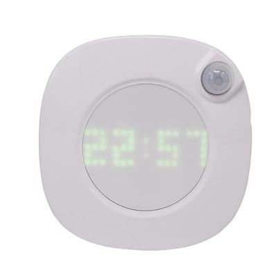 夜光灯数字钟表挂钟静音挂墙led