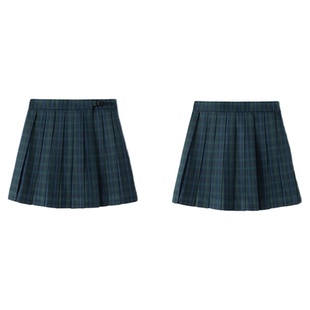 东京岁时记jk学院风灰色长袖衬衫开衫小个子女高腰格裙制服套装