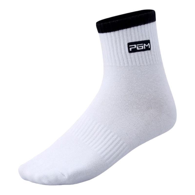PGM高尔夫袜子男士袜子 透气棉质运动中筒袜 高弹四季可穿WZ006