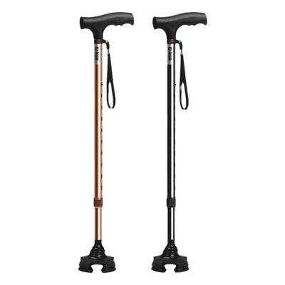 日本乐来福老人拐杖轻便四脚拐棍