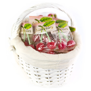 进口糖果潘恩之舞并蒂樱桃原味奶油可乐味棒棒糖高颜值喜糖伴手礼