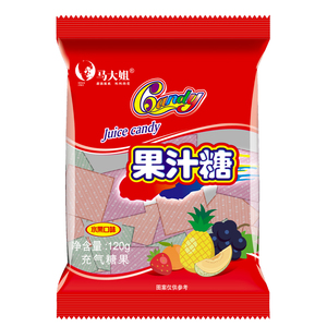 【约25颗】马大姐果汁糖120g软糖